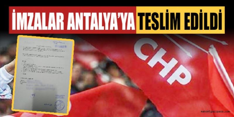 İMZALAR ANTALYA’YA TESLİM EDİLDİ