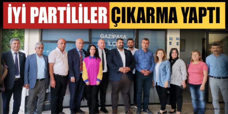 İYİ PARTİLİLER ÇIKARMA YAPTI