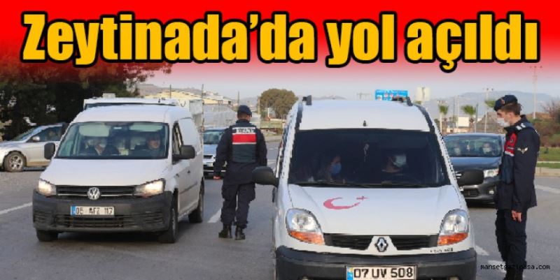 Jandarma geçişe izin vermedi