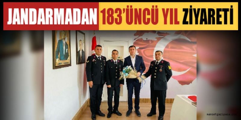 JANDARMADAN 183’ÜNCÜ YIL ZİYARETİ