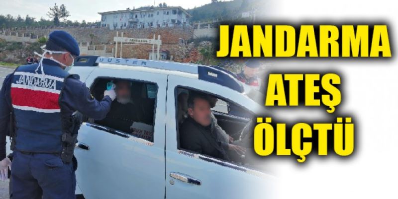 JANDARMADAN ATEŞ ÖLÇÜMÜ