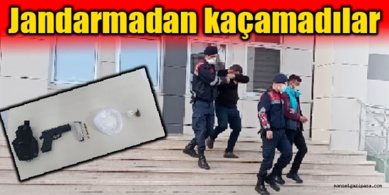 Jandarmadan kaçamadılar