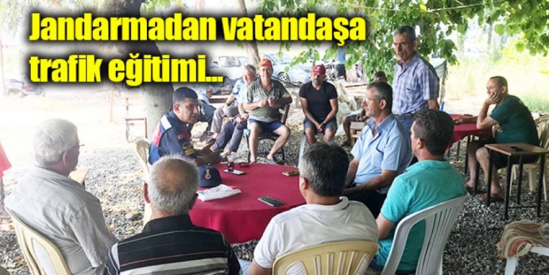 JANDARMADAN TRAFİK EĞİTİMİ