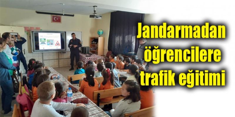 JANDARMADAN TRAFİK EĞİTİMİ