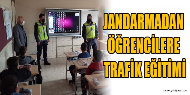 JANDARMADAN TRAFİK EĞİTİMİ