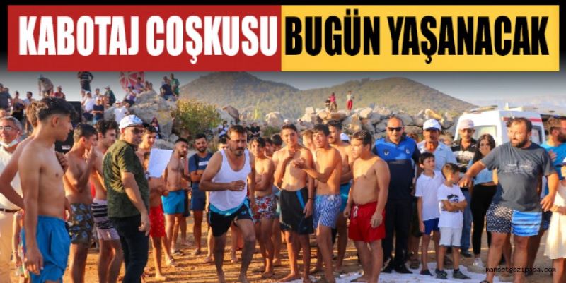 KABOTAJ COŞKUSU BUGÜN YAŞANACAK