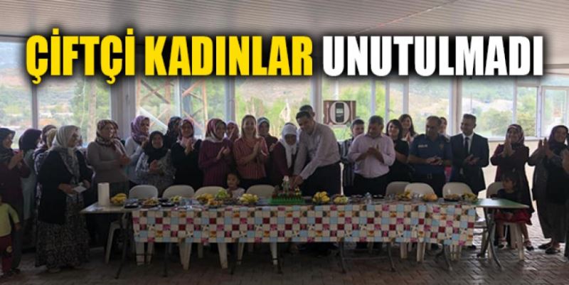 KADIN ÇİFTÇİLER UNUTULMADI