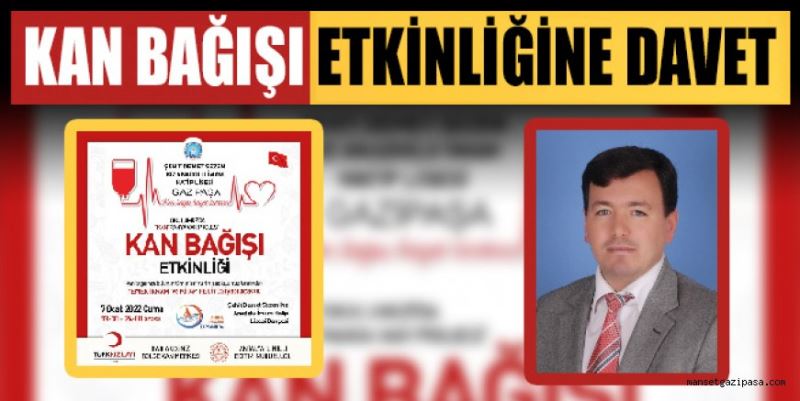 KAN BAĞIŞI ETKİNLİĞİNE DAVET