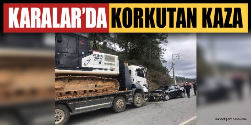 KARALAR’DA KORKUTAN KAZA