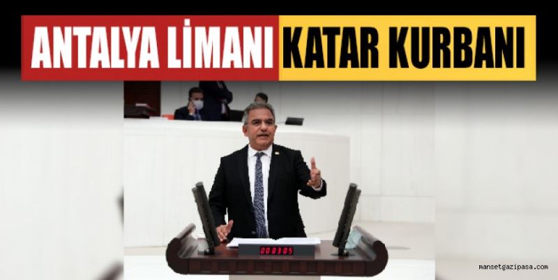 “KATAR SEVGİSİNİN SON KURBANI ANTALYA LİMANI”