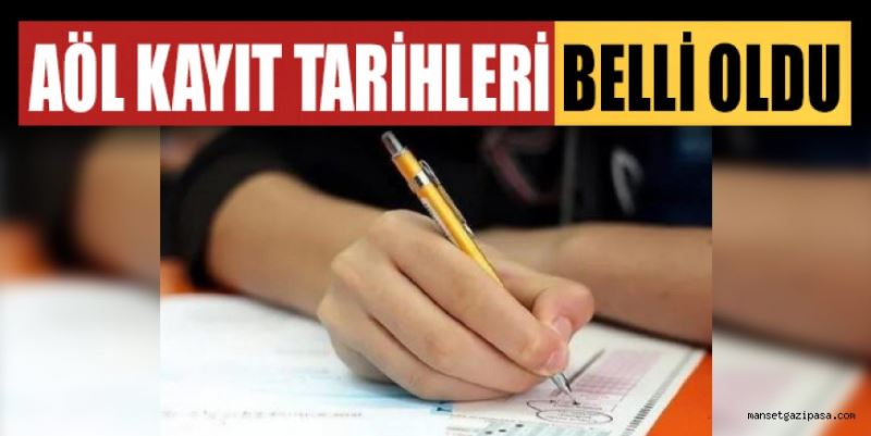 KAYIT TARİHLERİ BELLİ OLDU