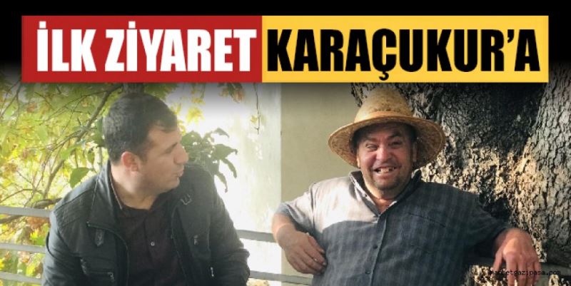 KAYMAKAM ALTUN İLK MAHALLE ZİYARETİNİ KARAÇUKUR’A YAPTI