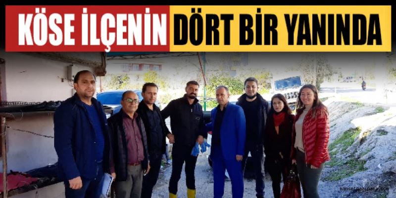 KÖSE İLÇENİN DÖRT BİR YANINDA