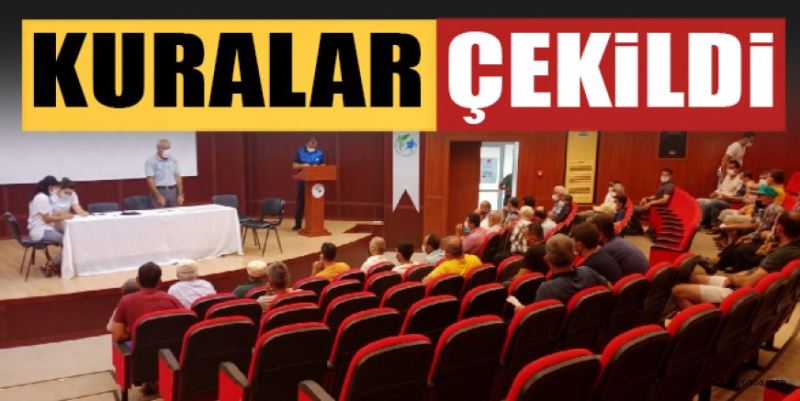 KURALAR ÇEKİLDİ