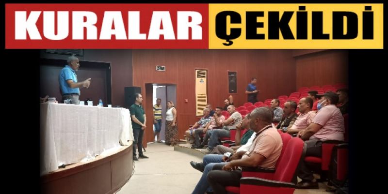 KURBAN SATIŞ YERLERİNİN KURASI ÇEKİLDİ