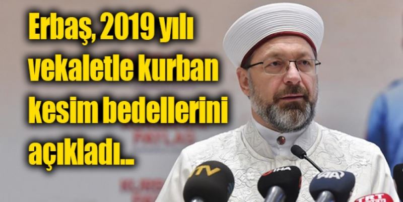 KURBAN VEKALET BEDELLERİ BELLİ OLDU