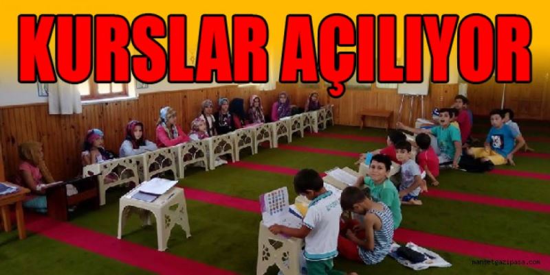 KURSLAR 5 TEMMUZ’DA BAŞLIYOR