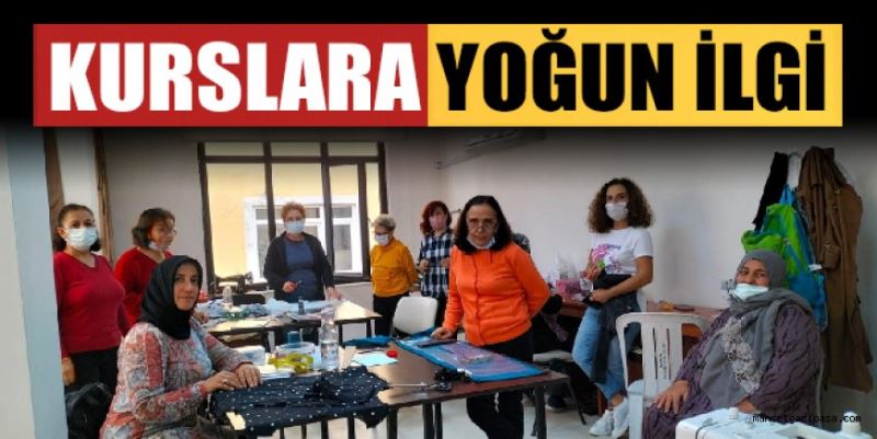 KURSLARA YOĞUN İLGİ