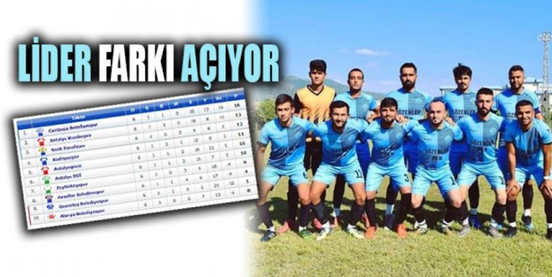 LİDER FARKI AÇIYOR