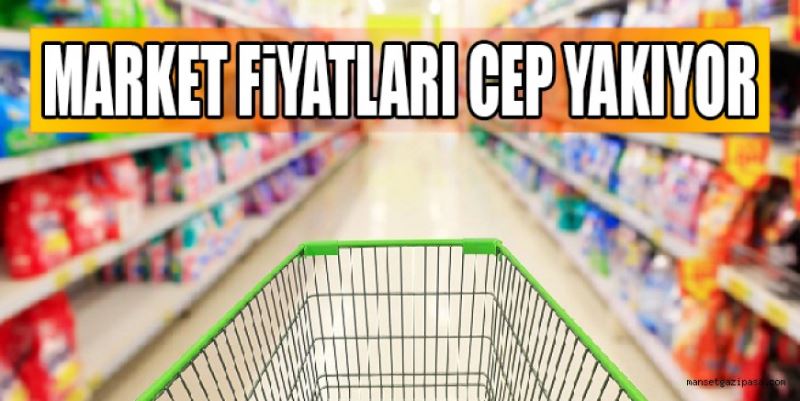 MARKET FİYATLARI HALKIN BELİNİ BÜKTÜ