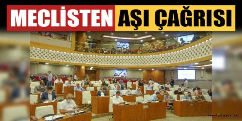 MECLİSTEN AŞI ÇAĞRISI