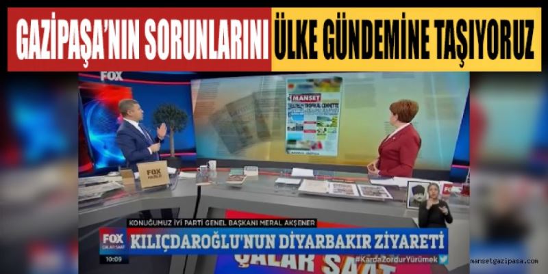 MERMER OCAĞI TEHDİDİNİ FOX’TA GÜNDEME GETİRDİK