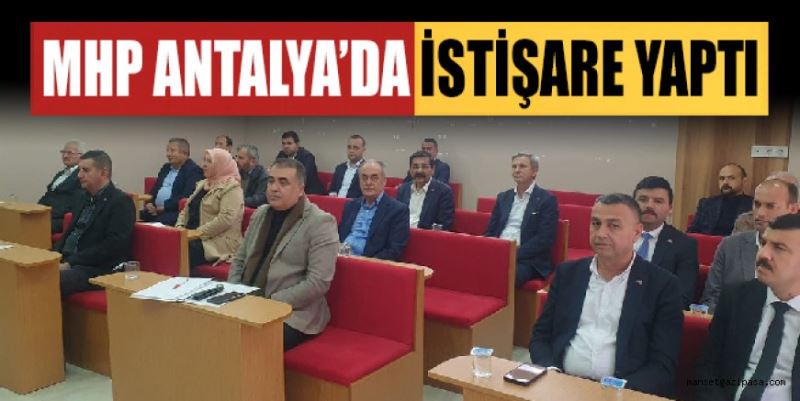 MHP İSTİŞARE YAPTI