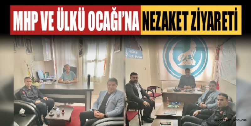 MHP VE ÜLKÜ OCAĞI’NA NEZAKET ZİYARETİ