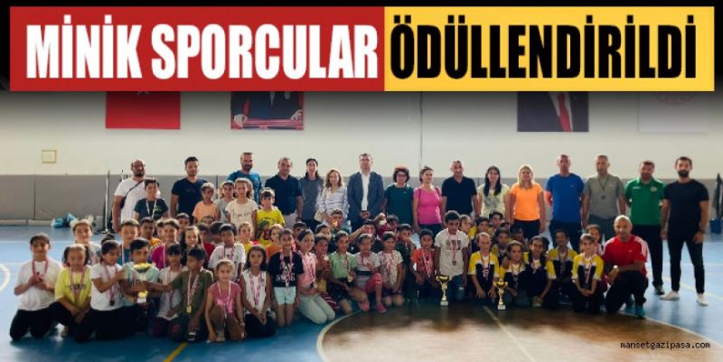 MİNİK SPORCULAR ÖDÜLLENDİRİLDİ