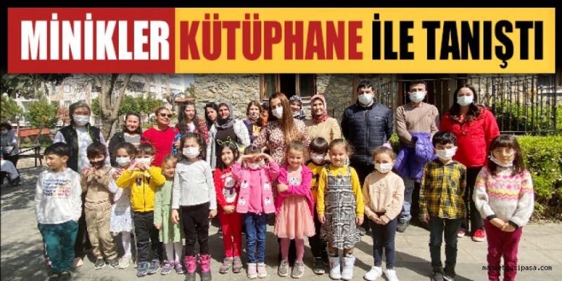 MİNİKLER KÜTÜPHANE İLE TANIŞTI