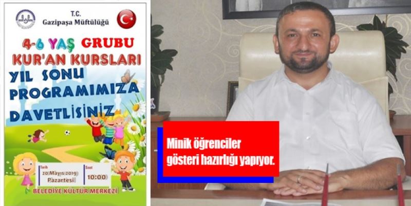 MİNİKLERDEN GÖSTERİ HAZIRLIĞI