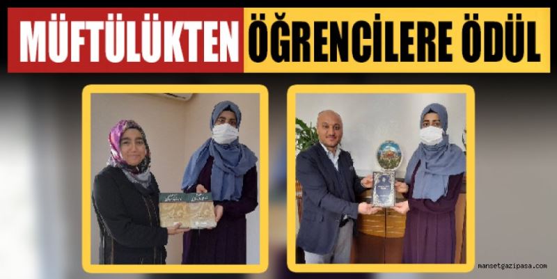 MÜFTÜLÜKTEN ÖĞRENCİLERE ÖDÜL