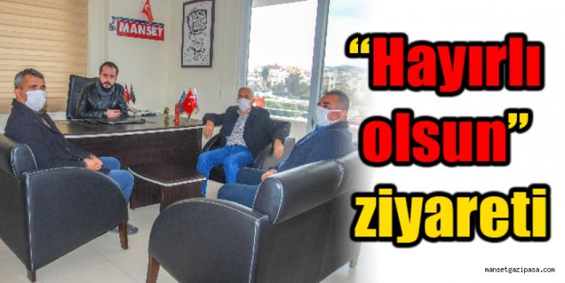 Muhtarlardan hayırlı olsun ziyareti