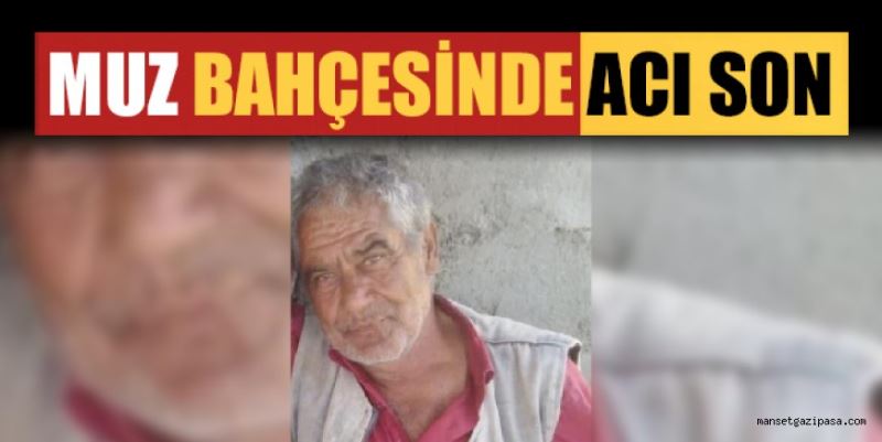 MUZ BAHÇESİNDE ACI SON