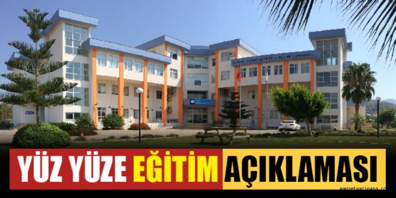 MYO ÖĞRENCİLERİNİ İLGİLENDİREN AÇIKLAMA