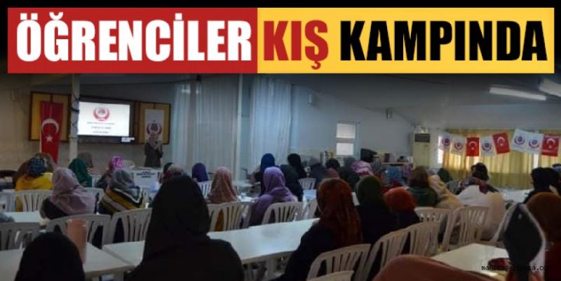 ÖĞRENCİLER KIŞ KAMPINDA