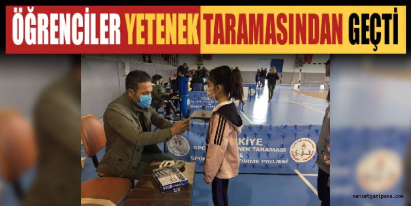 ÖĞRENCİLER YETENEK TARAMASINDAN GEÇTİ