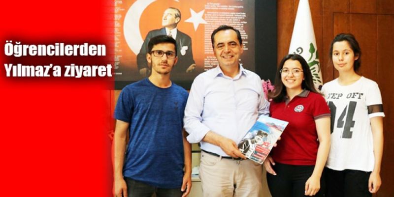 ÖĞRENCİLERDEN YILMAZ’A ZİYARET