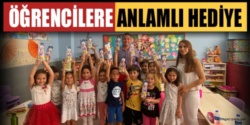 ÖĞRENCİLERE ANLAMLI HEDİYE