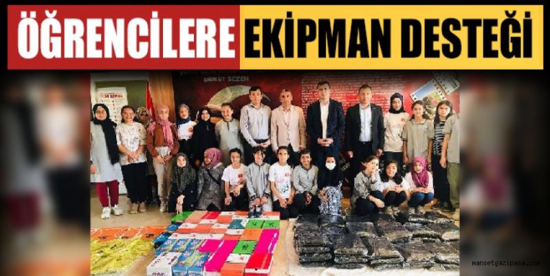 ÖĞRENCİLERE EKİPMAN DESTEĞİ