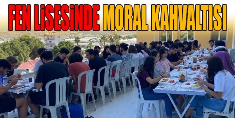 ÖĞRENCİLERE MORAL KAHVALTISI