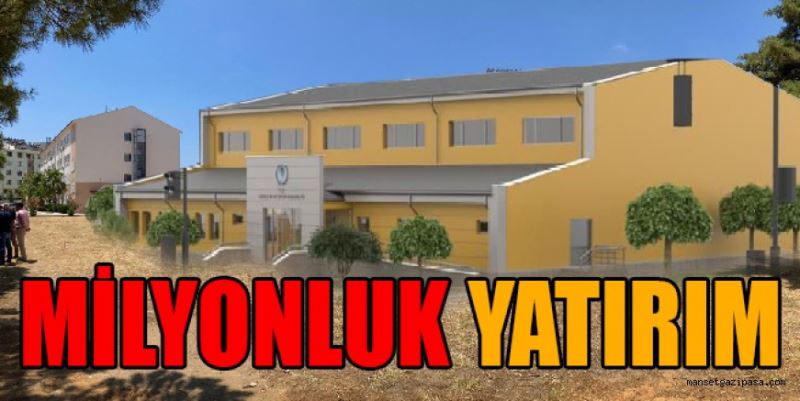 OKUL BAHÇESİNE MİLYONLUK YATIRIM