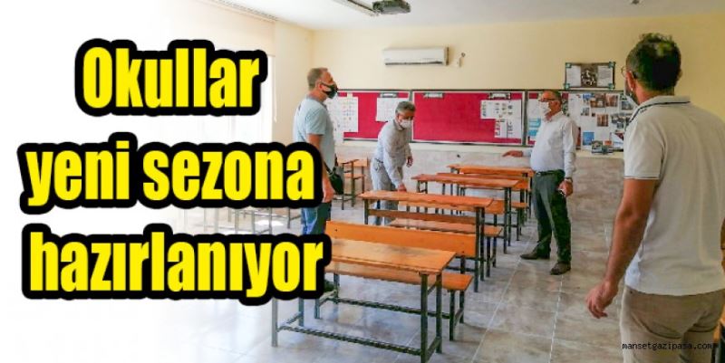 Okullar yeni sezona hazırlanıyor