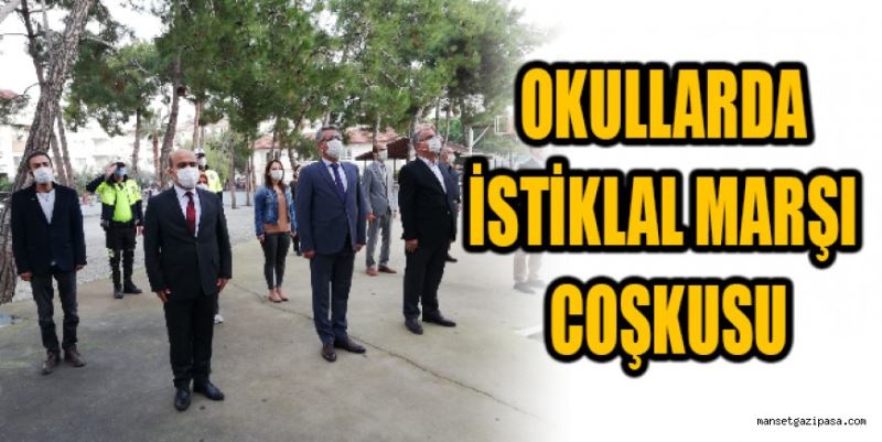 Okullarda İstiklal Marşı coşkusu