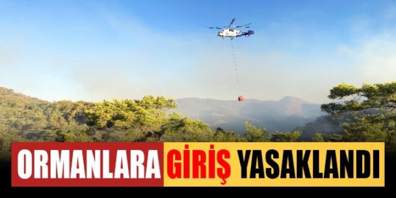 ORMANLARA GİRİŞ YASAKLANDI