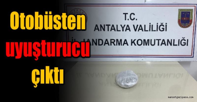 Otobüste esrar yakalandı