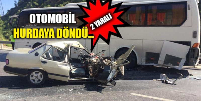 OTOMOBİL HURDAYA DÖNDÜ