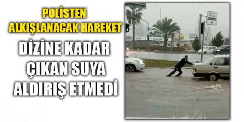 POLİSTEN ALKIŞLANACAK HAREKET