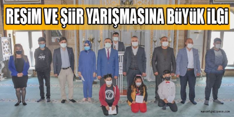 RESİM VE ŞİİR YARIŞMASINA BÜYÜK İLGİ