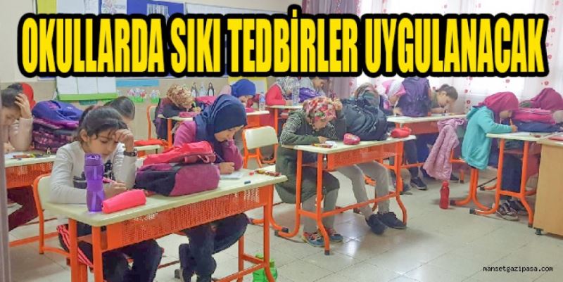 SAĞLIK BAKANLIĞI OKULLARDA ALINACAK ÖNLEMLERİ AÇIKLADI